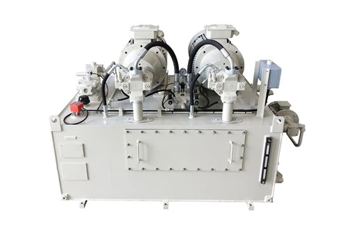 Groupe hydraulique pour treuil d'ancre